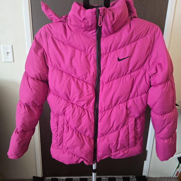 Nike Girl's Lg. Pink Puffer Coat